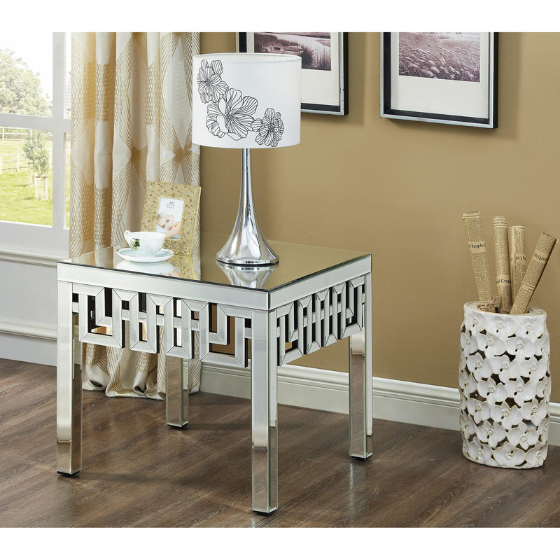 Meridian Aria Mirrored End Table IMAGE 2