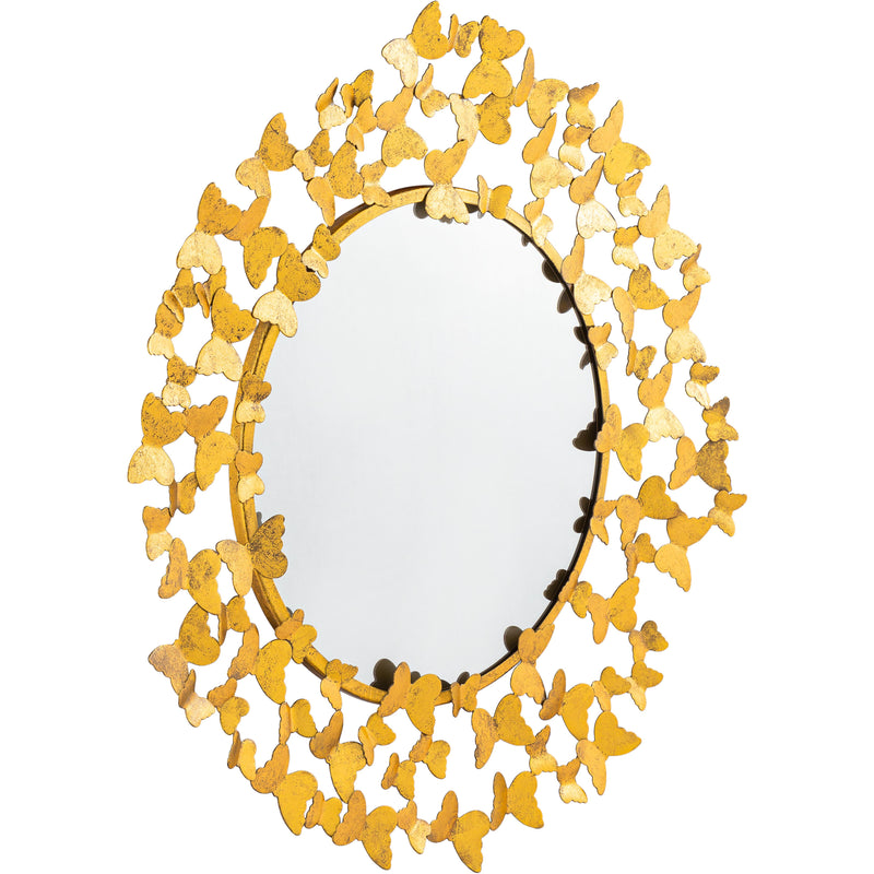 Meridian Butterfly Gold Mirror IMAGE 2