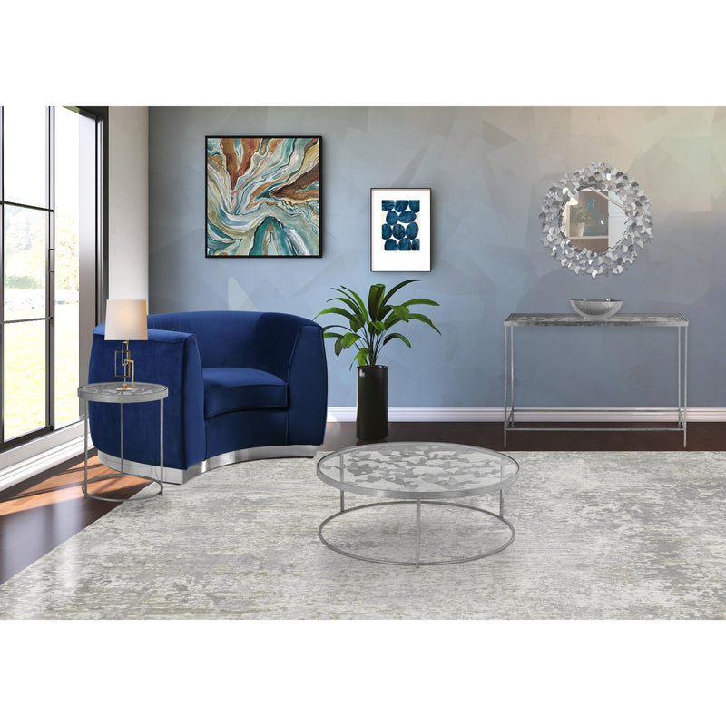 Meridian Butterfly Silver Coffee Table IMAGE 6