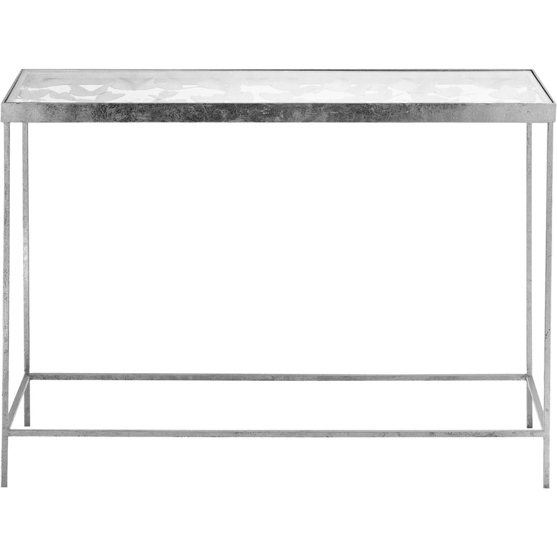 Meridian Butterfly Silver Console Table IMAGE 3