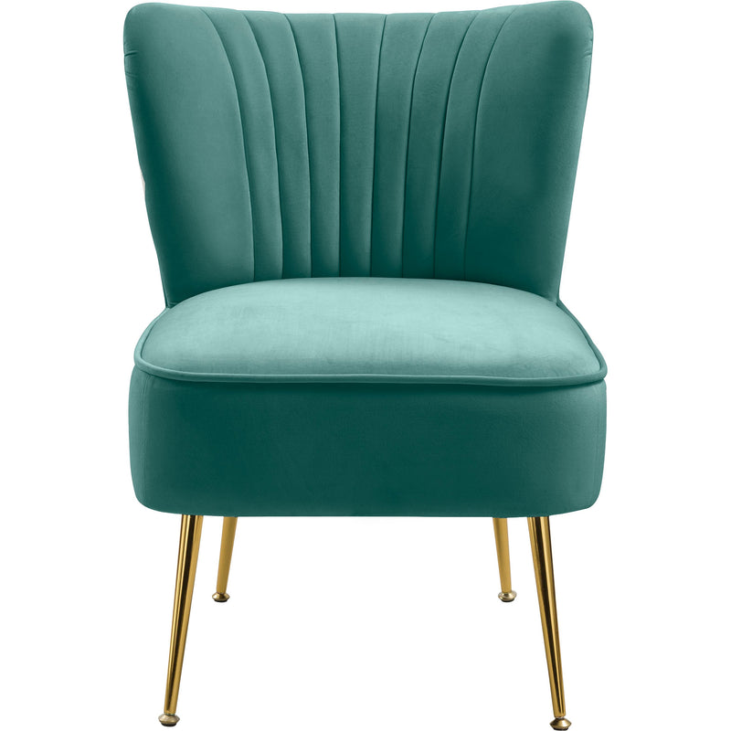 Meridian Tess Mint Velvet Accent Chair IMAGE 2