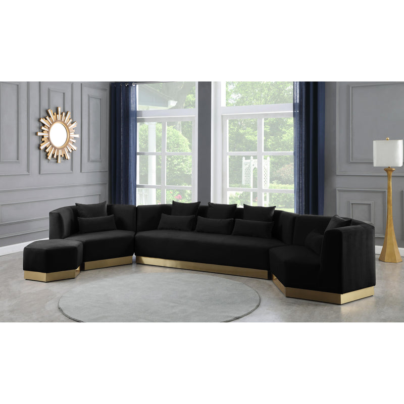 Meridian Marquis Black Velvet Chair IMAGE 10