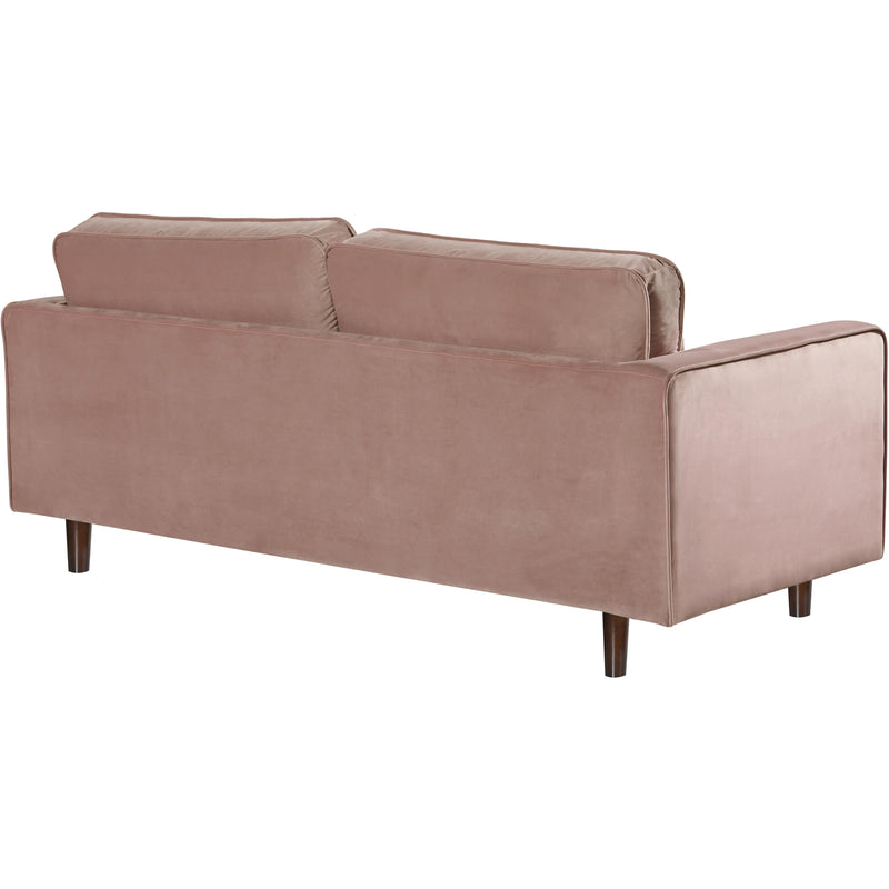 Meridian Emily Pink Velvet Sofa IMAGE 2