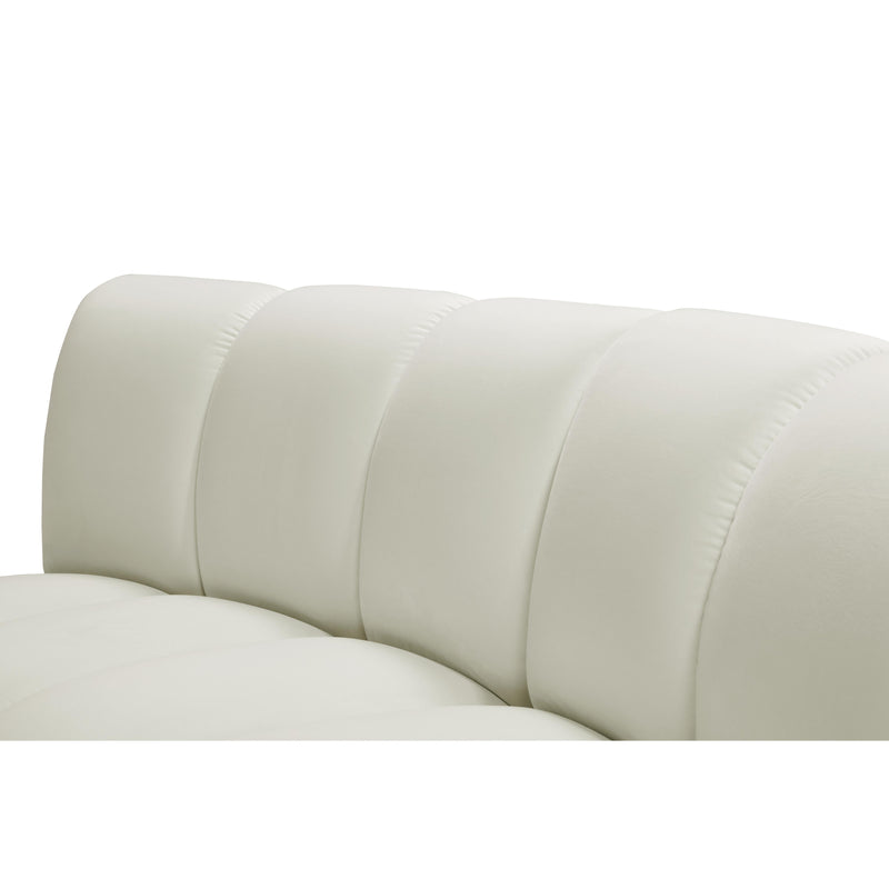 Meridian Infinity Cream Velvet 2pc. Modular Sectional IMAGE 7