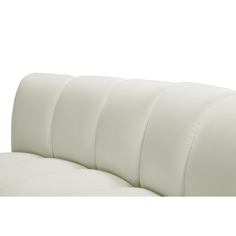 Meridian Infinity Cream Velvet 3pc. Modular Sectional IMAGE 9