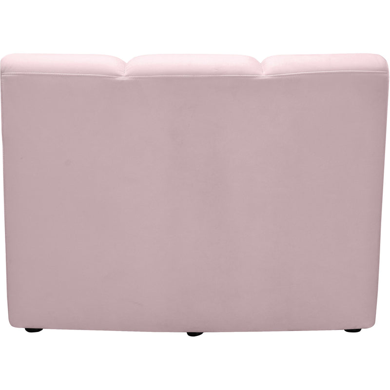 Meridian Infinity Pink Velvet Modular Chair IMAGE 3