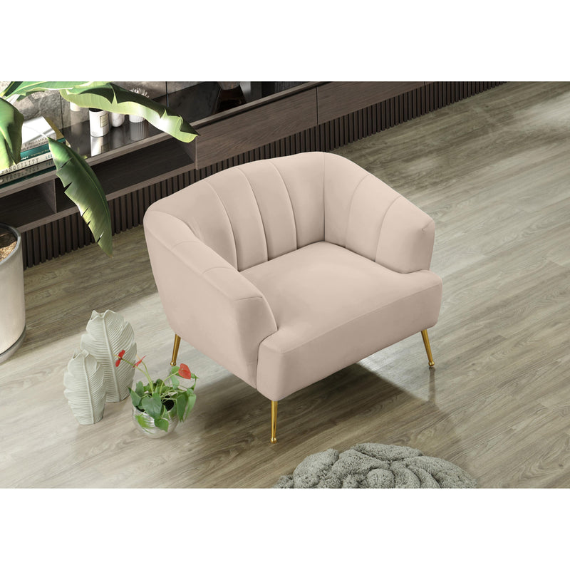 Meridian Tori Pink Velvet Chair IMAGE 7