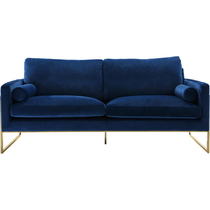 Meridian Mila Navy Velvet Sofa IMAGE 2