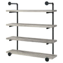 Diamond Modern Furniture COA Bookcases 4-Shelf 804427 IMAGE 7