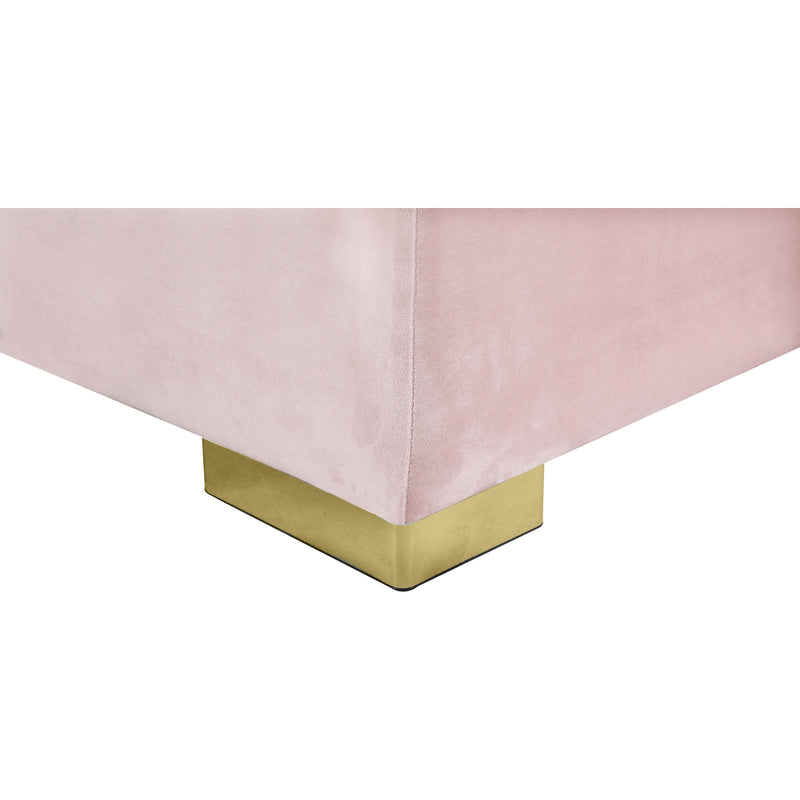 Meridian Presley Pink Velvet 3pc. Sectional IMAGE 9