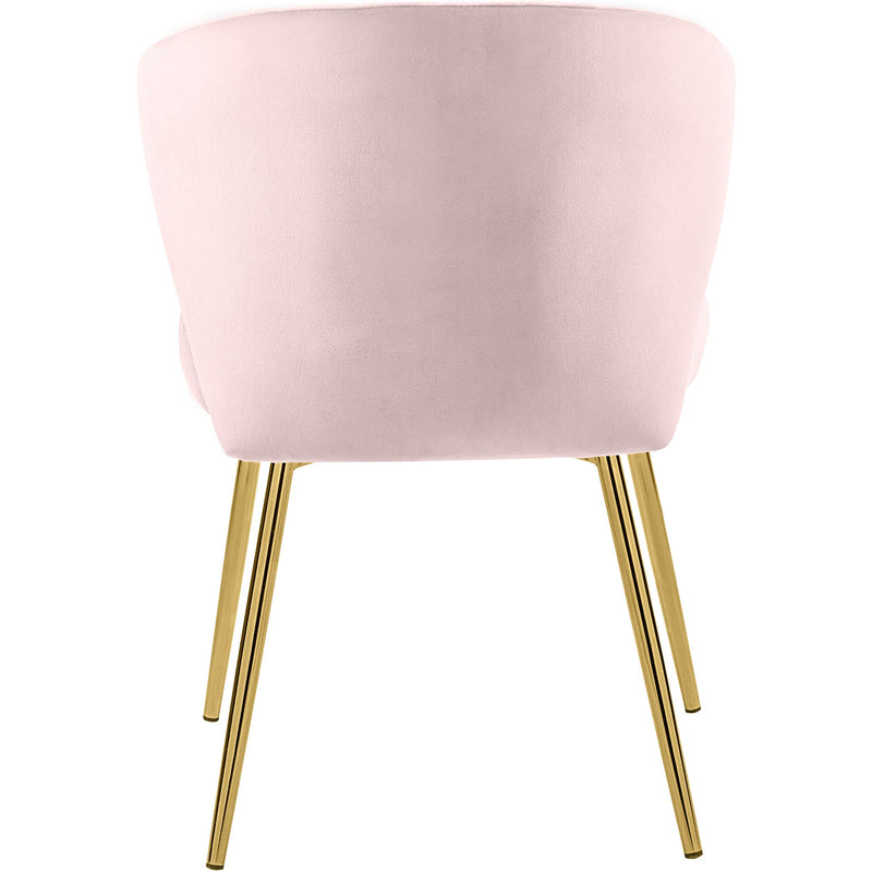 Meridian Finley Pink Velvet Dining Chair IMAGE 4