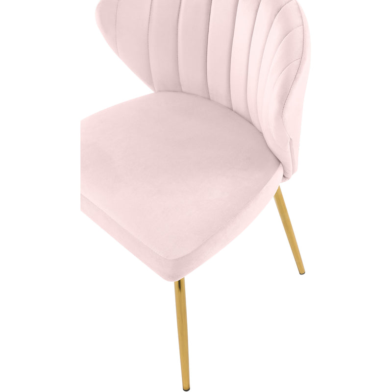 Meridian Finley Pink Velvet Dining Chair IMAGE 5