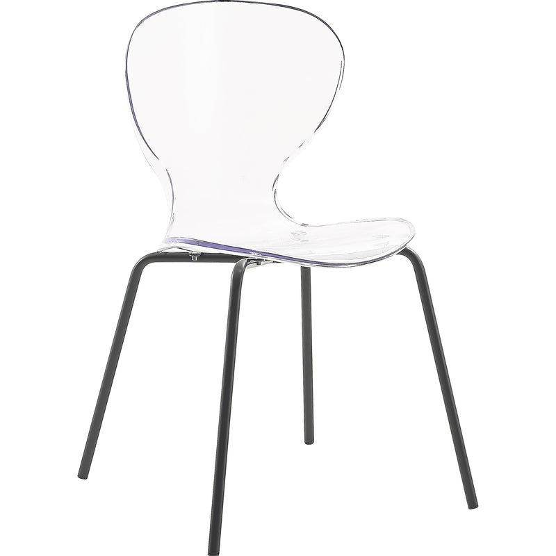 Meridian Clarion Matte Black Dining Chair IMAGE 1