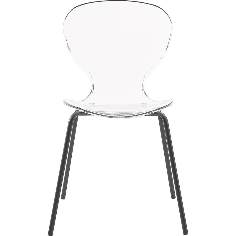 Meridian Clarion Matte Black Dining Chair IMAGE 2