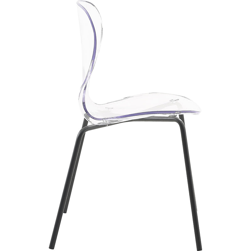 Meridian Clarion Matte Black Dining Chair IMAGE 3