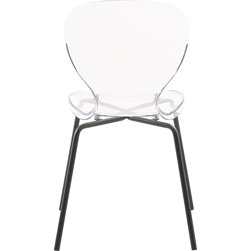 Meridian Clarion Matte Black Dining Chair IMAGE 4