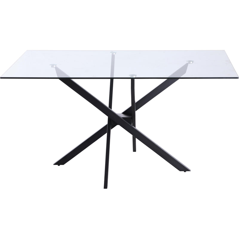 Meridian Xander Matte Black Dining Table IMAGE 2