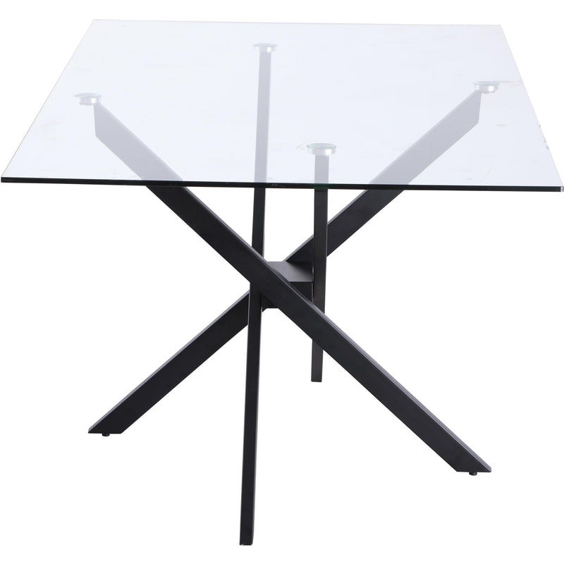 Meridian Xander Matte Black Dining Table IMAGE 3