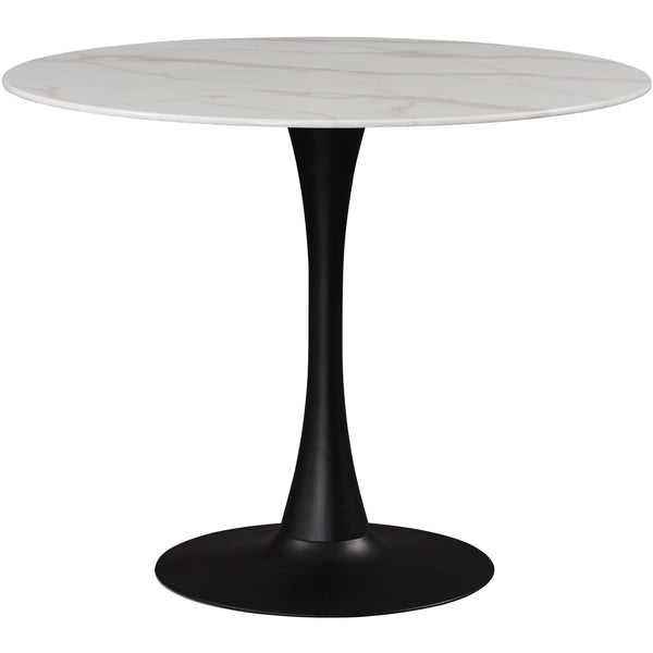 Meridian Tulip Matte Black Dining Table (3 Boxes) IMAGE 1