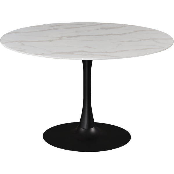 Meridian Tulip Matte Black Dining Table IMAGE 1