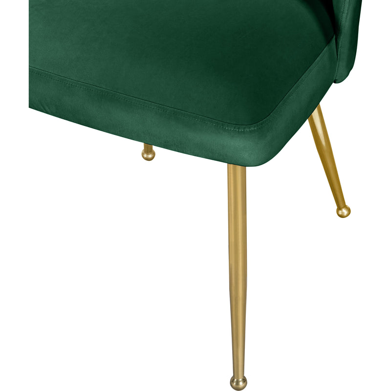 Meridian Logan Green Velvet Dining Chair IMAGE 7