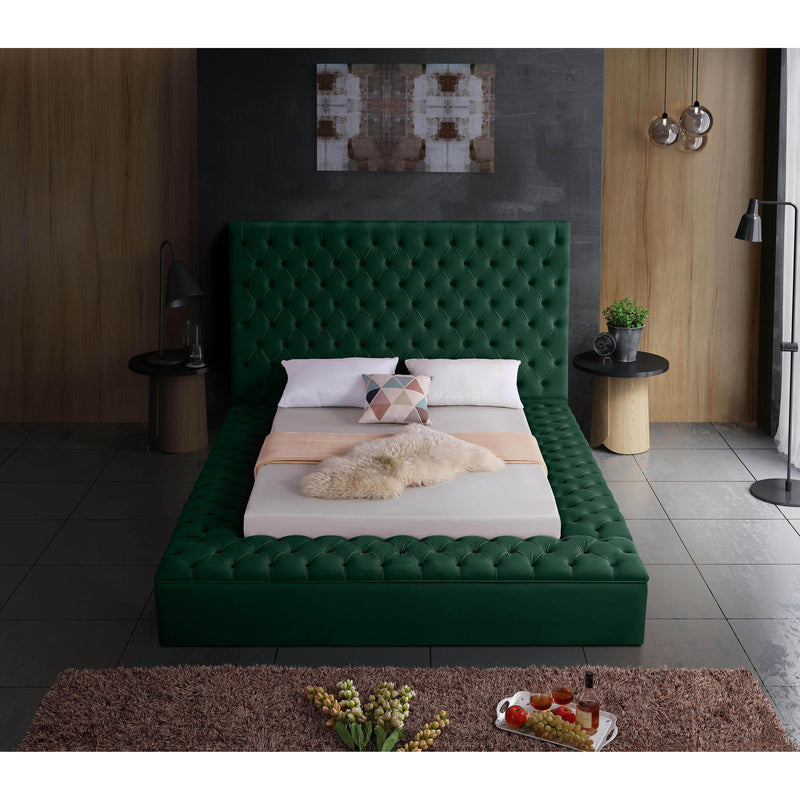 Meridian Bliss Green Velvet Full Bed (3 Boxes) IMAGE 7