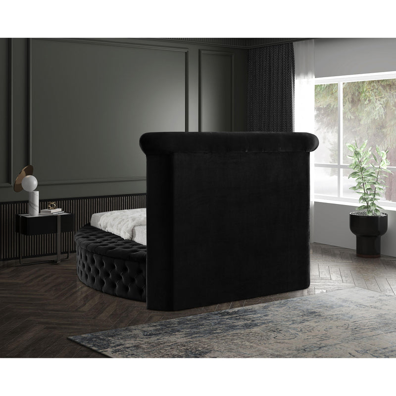 Meridian Luxus Black Velvet Twin Bed (3 Boxes) IMAGE 10