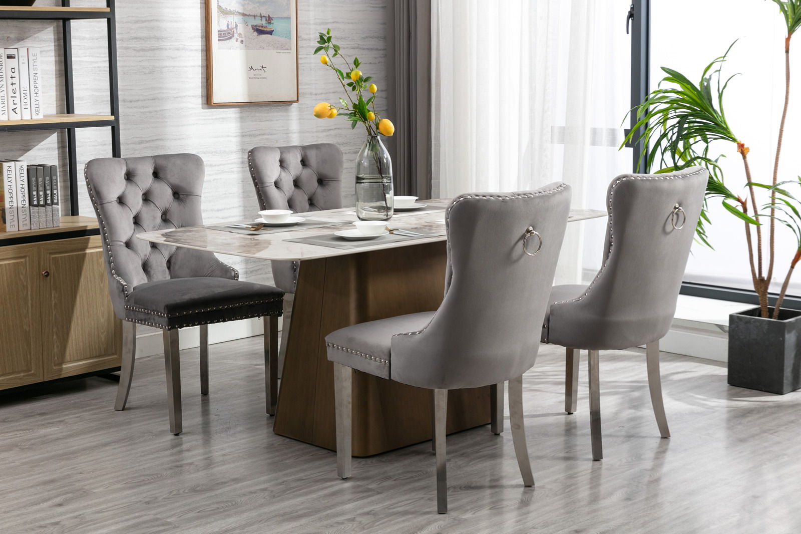 Nikki - Contemporary Upholstered Dining Chair (Set of 2)