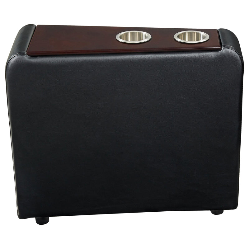 Diamond Modern Furniture COA Toohey Leather Look Reclining Home Theater Seating with Wall Hugger 600181-S3A IMAGE 11