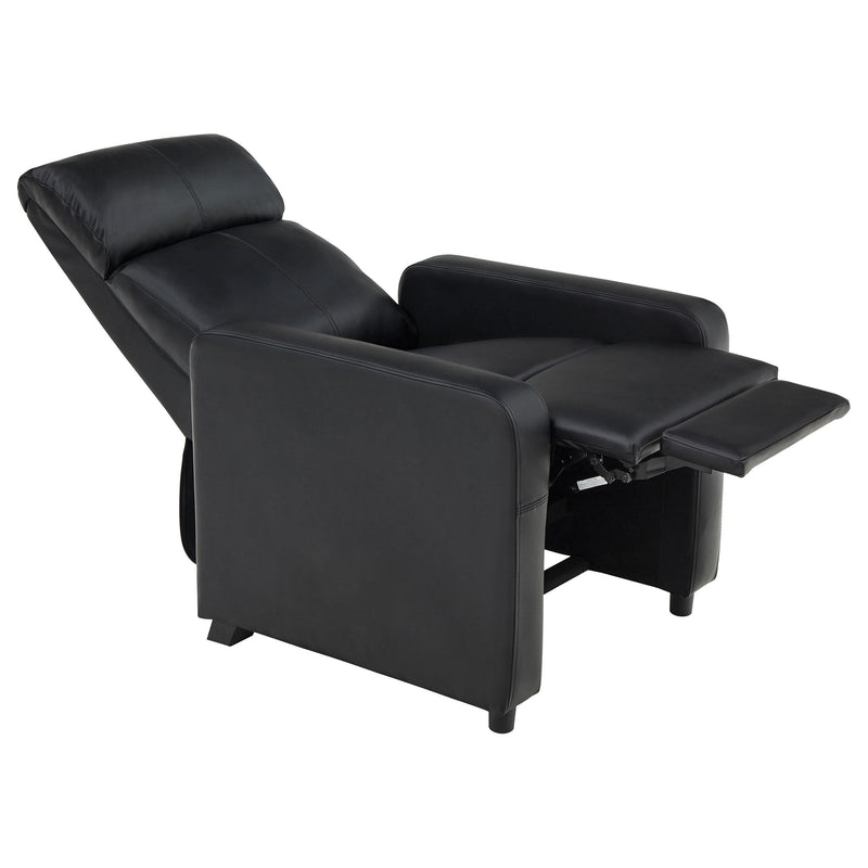 Diamond Modern Furniture COA Toohey Leather Look Reclining Home Theater Seating with Wall Hugger 600181-S3A IMAGE 5