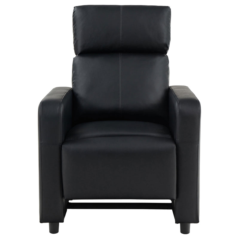 Diamond Modern Furniture COA Toohey Leather Look Reclining Home Theater Seating with Wall Hugger 600181-S3A IMAGE 6