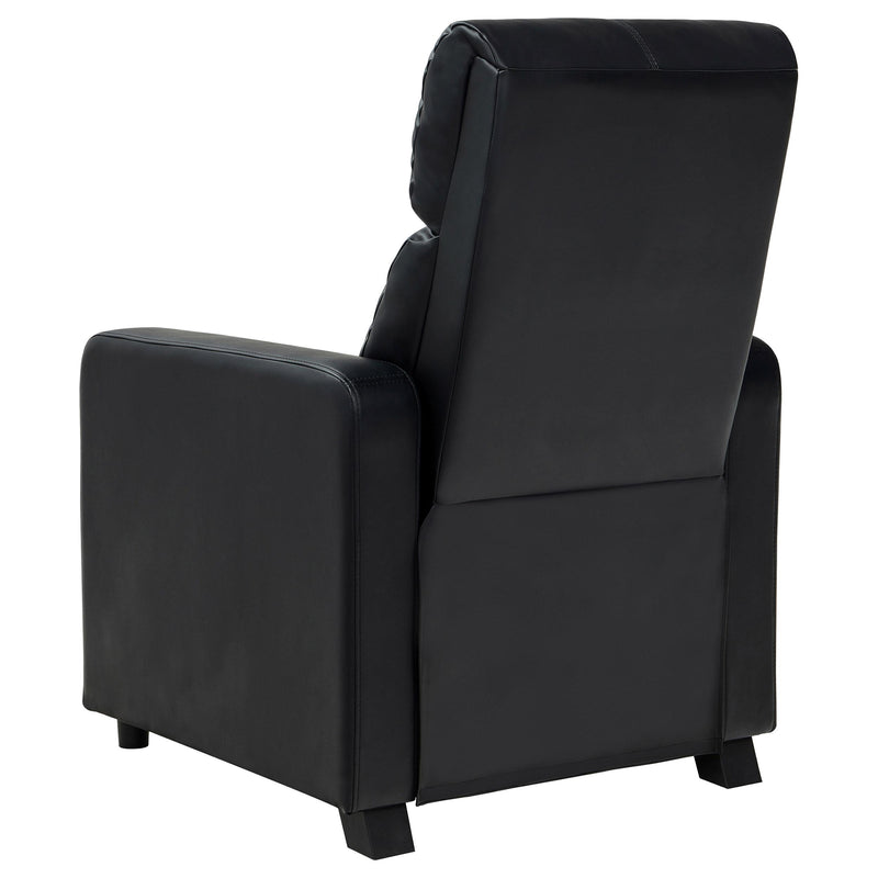 Diamond Modern Furniture COA Toohey Leather Look Reclining Home Theater Seating with Wall Hugger 600181-S3A IMAGE 7