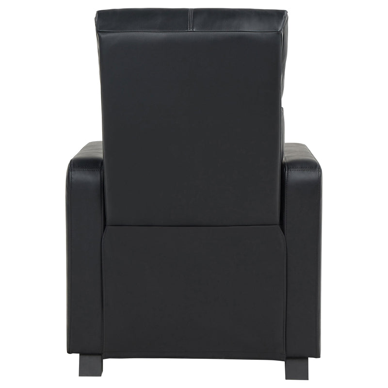 Diamond Modern Furniture COA Toohey Leather Look Reclining Home Theater Seating with Wall Hugger 600181-S3A IMAGE 8