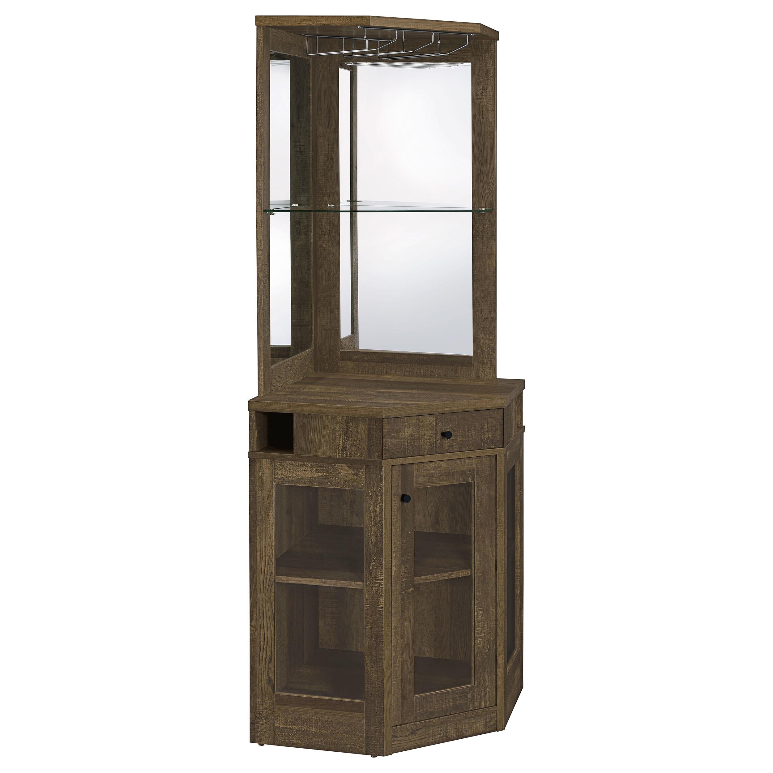 Coaster Furniture 182303 Corner Bar Cabinet IMAGE 1