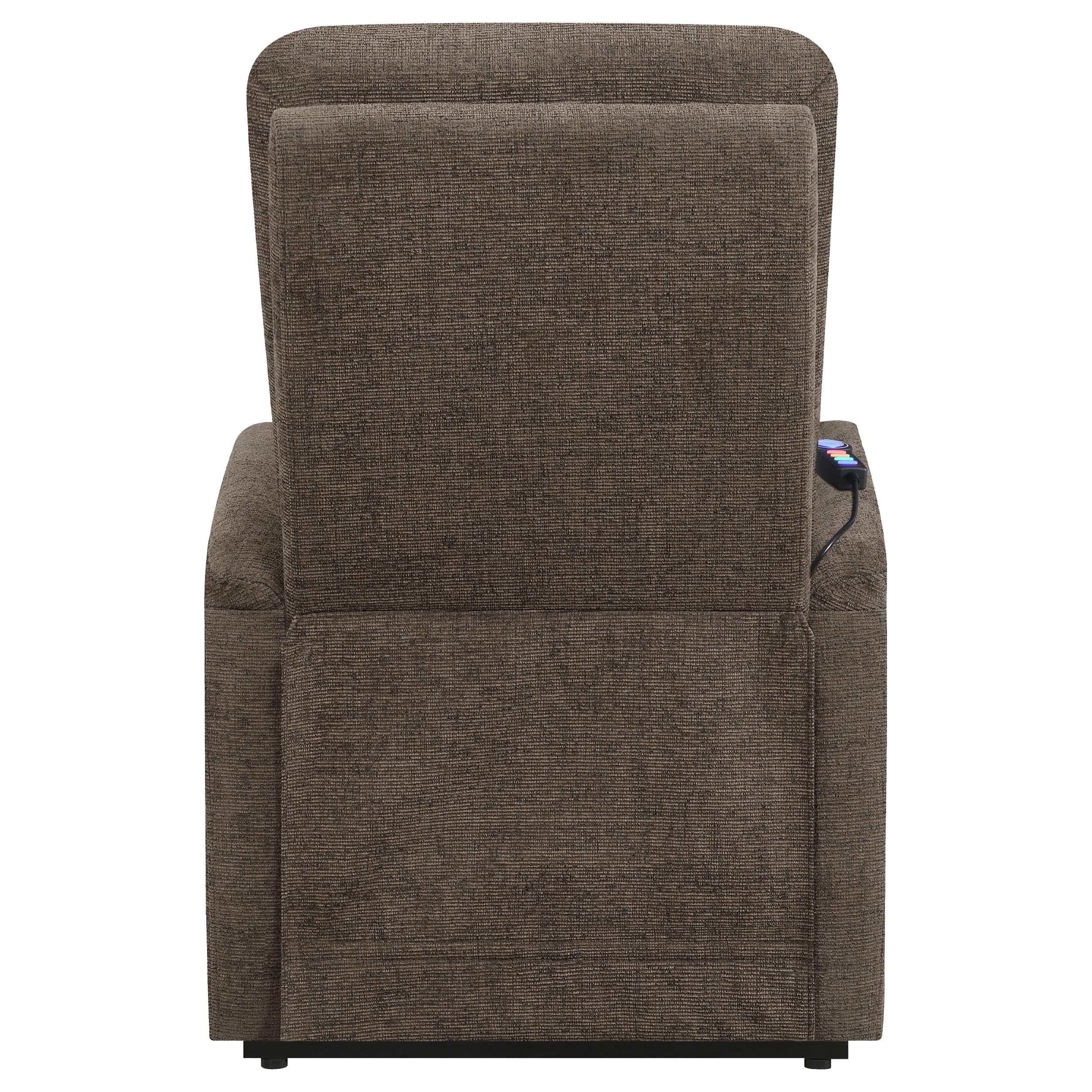 Diamond Modern Furniture COA Fabric Lift Chair with Heat and Massage 609404P IMAGE 8