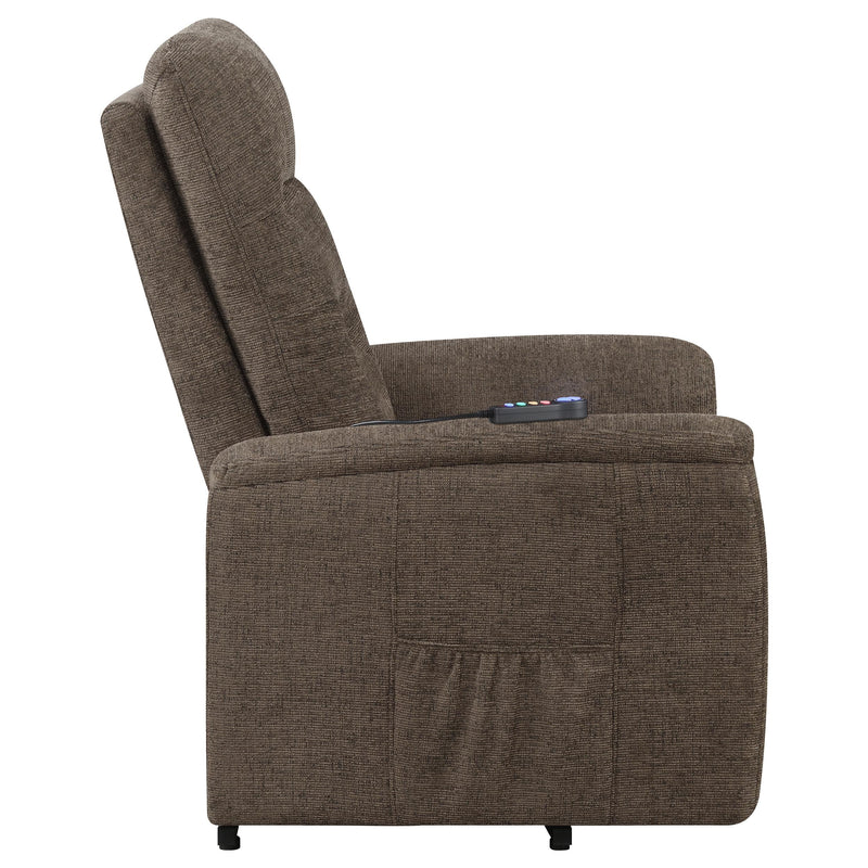 Diamond Modern Furniture COA Fabric Lift Chair with Heat and Massage 609404P IMAGE 9