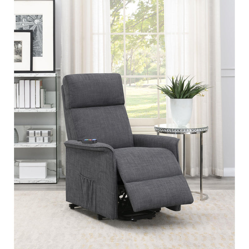 Diamond Modern Furniture COA Fabric Lift Chair with Heat and Massage 609406P IMAGE 12