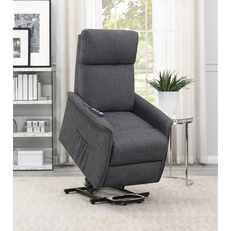 Diamond Modern Furniture COA Fabric Lift Chair with Heat and Massage 609406P IMAGE 13