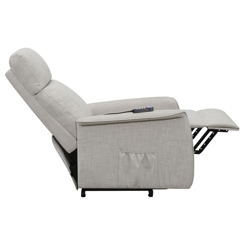 Diamond Modern Furniture COA Fabric Lift Chair with Heat and Massage 609407P IMAGE 10