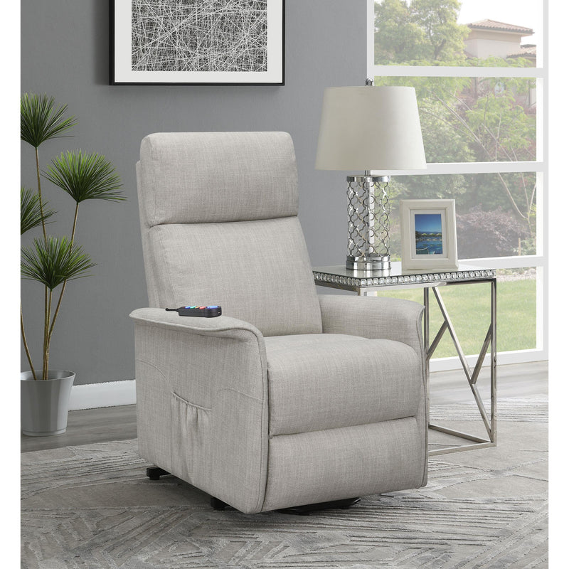 Diamond Modern Furniture COA Fabric Lift Chair with Heat and Massage 609407P IMAGE 11