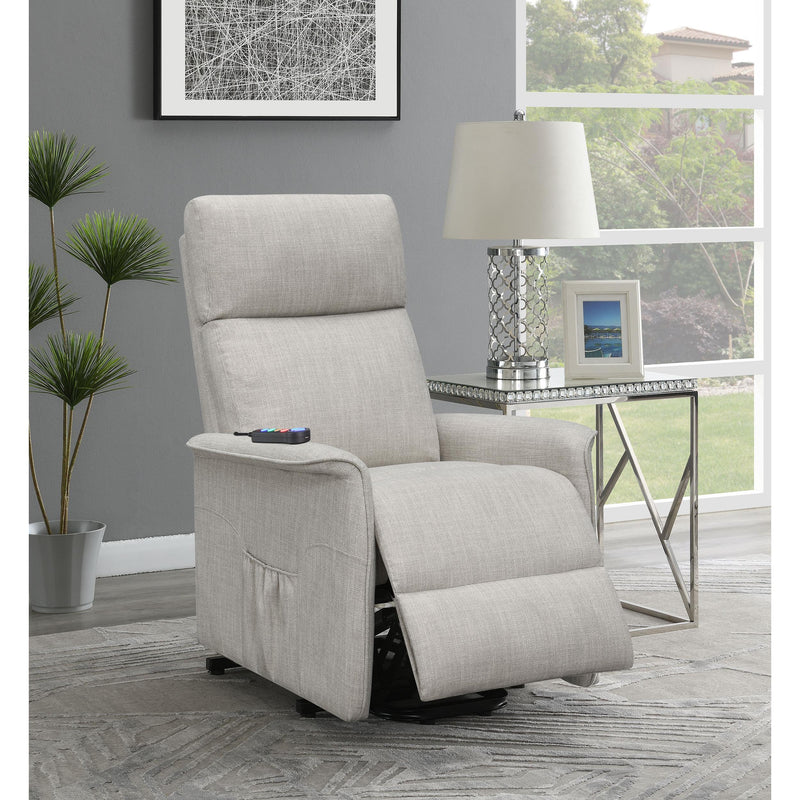 Diamond Modern Furniture COA Fabric Lift Chair with Heat and Massage 609407P IMAGE 12