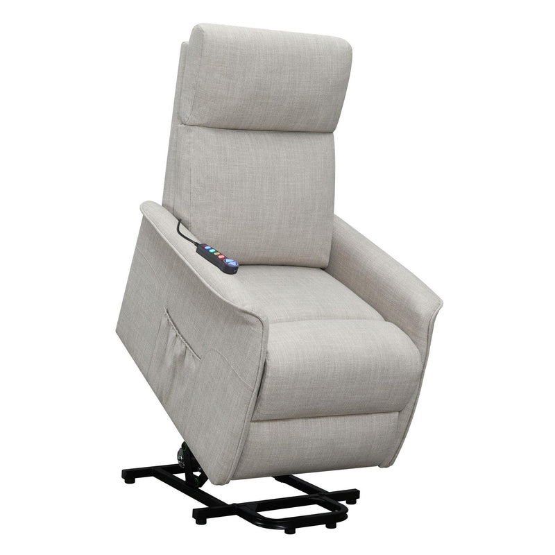 Coaster Furniture Fabric Lift Chair with Massage 609407P IMAGE 1