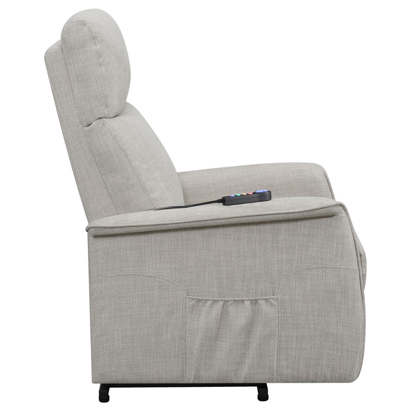 Diamond Modern Furniture COA Fabric Lift Chair with Heat and Massage 609407P IMAGE 9