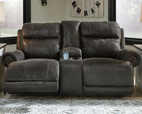 Grearview PWR REC Loveseat/CON/ADJ HDRST