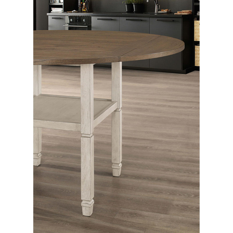 Diamond Modern Furniture COA Square Sarasota Counter Height Dining Table with Pedestal Base 192818 IMAGE 12