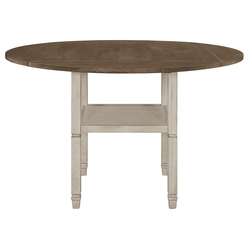 Diamond Modern Furniture COA Square Sarasota Counter Height Dining Table with Pedestal Base 192818 IMAGE 3