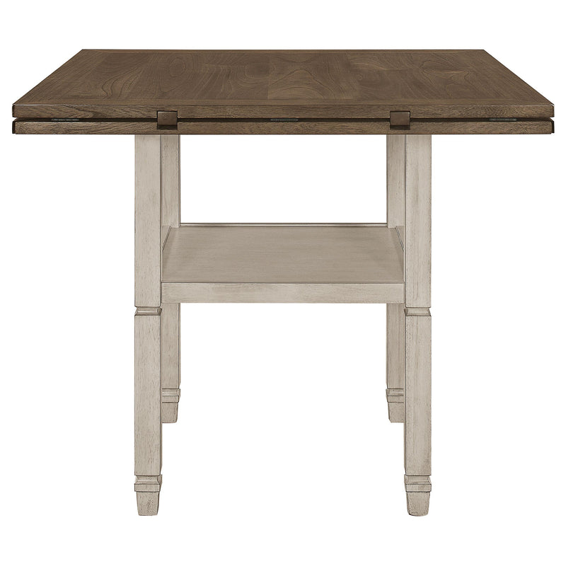 Diamond Modern Furniture COA Square Sarasota Counter Height Dining Table with Pedestal Base 192818 IMAGE 4
