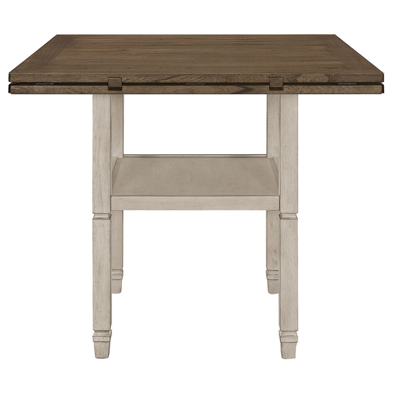 Diamond Modern Furniture COA Square Sarasota Counter Height Dining Table with Pedestal Base 192818 IMAGE 6