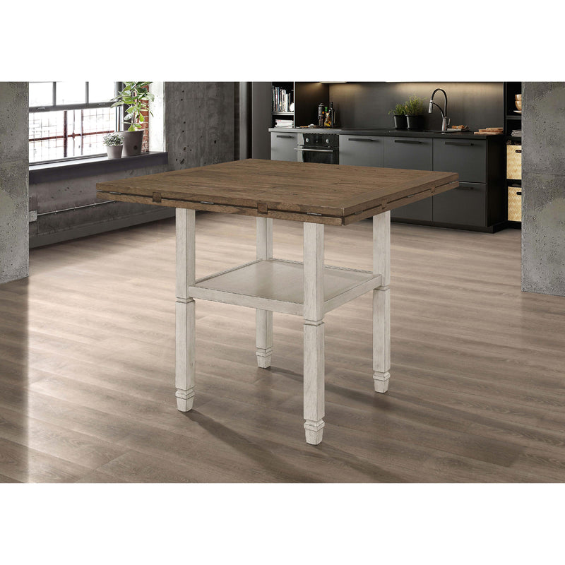 Diamond Modern Furniture COA Square Sarasota Counter Height Dining Table with Pedestal Base 192818 IMAGE 8