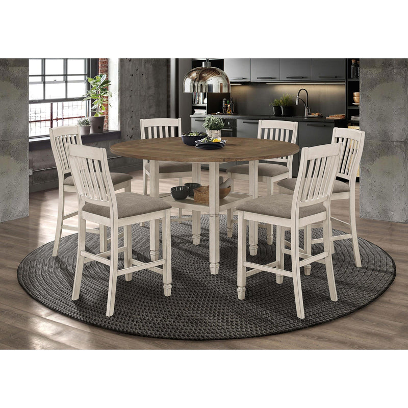 Diamond Modern Furniture COA Square Sarasota Counter Height Dining Table with Pedestal Base 192818 IMAGE 9